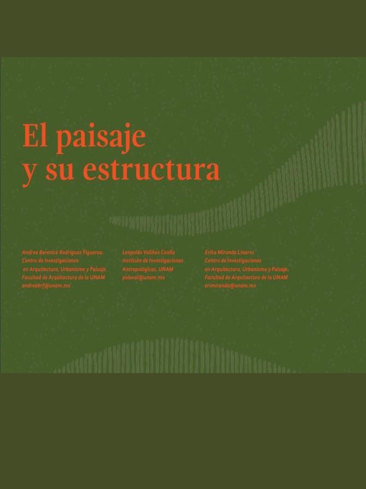 El paisaje y su estructura